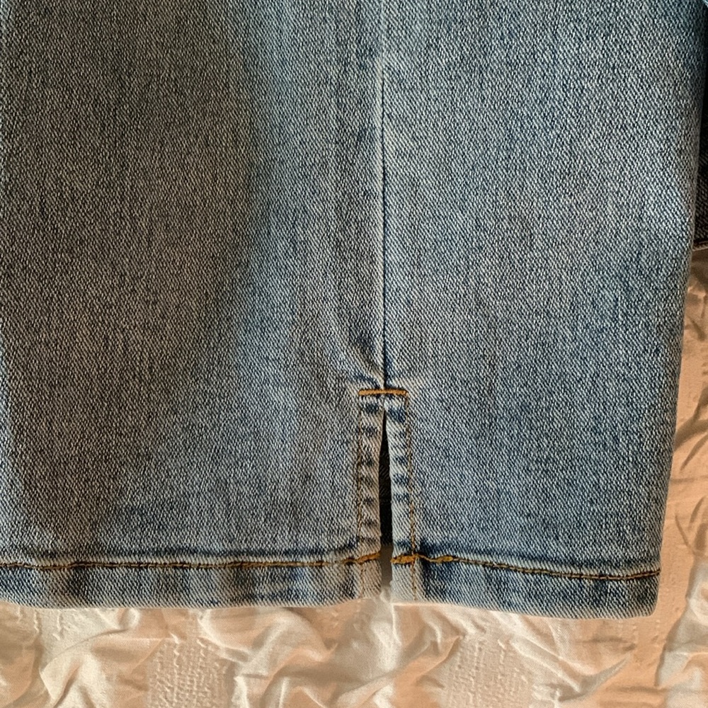 Lana Erica Embroidered High-Waisted Straight Leg Jeans - Picture 6 of 7